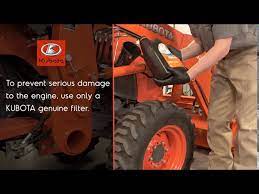 oil filter change know your kubota