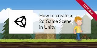 how to create a 2d game scene in unity