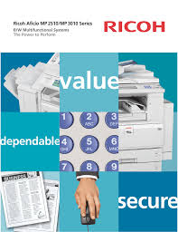 High performance printing can be expected. Ricoh Aficio Mp 2510 National Business Technologies Manualzz