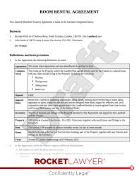 free room al agreement template