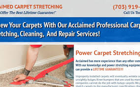 acclaimed carpet stretching repair in