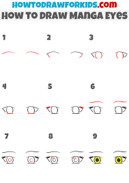 how to draw anime eyes easy drawing