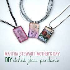 Etched Glass Pendants