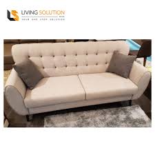 fey 3 seater fabric sofa living