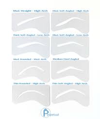 microblading eyebrow stencil template