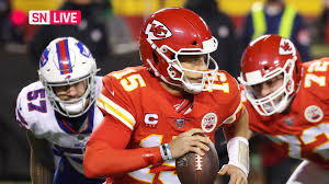 Both of those scores fell into the arms of tight end travis kelce, who finished with 65 yards. Bills Vs Chiefs Score Result Patrick Mahomes Looks Unstoppable In Return To Super Bowl Sporting News