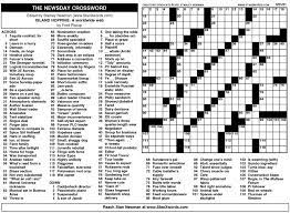 newsday crossword sunday for mar 21