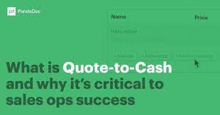 What Is Quote To Cash Software Q2c The Pandadoc Blog