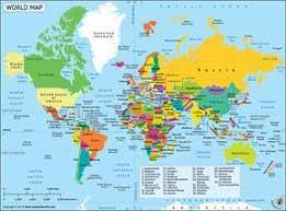 Di era modern saat ini, peta dunia berkembang menjadi google map dan anda bisa mengaksesnya melalui seluler. World Map A Map Of The World With Country Name Labeled World Political Map World Map Printable World Map With Countries