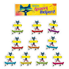 Pete The Cat Groovy Classroom Jobs Mini Bulletin Board