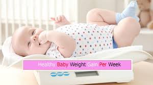 how much weight should a baby gain per