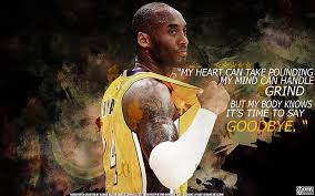 Browse kobe%20bryant%20wallpaper pictures, photos, images, gifs, and videos on photobucket. Hd Wallpaper Kobe Bryant Retirement Quote 2016 Nba Basketball W Kobe Bryant Wallpaper Flare
