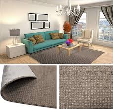 loop waffle pattern area rug carpet