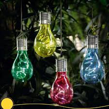 Best Outdoor Solar Lights Hanging Lamp Light Sensor Bulb Lawn