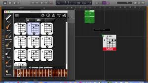 How To Create And Use The Custom Chords For Guitar Piano In Garageband Mac Os X Beginner Tutorial