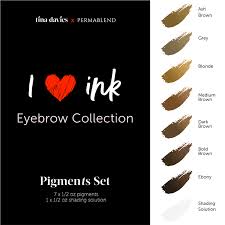 Perma Blend Tina Davies Eyebrow Collection Full Set 8 X 15 Ml 0 5 Oz