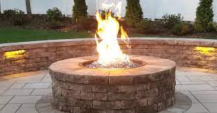 gas hard piping size for fire pits