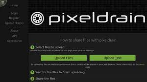 Pixeldrain is a free file sharing service, you can upload any file and you will be given a shareable link right away. Free File Sharing Service Pixeldrain