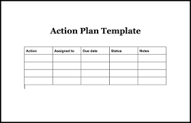 65 Free Action Plan Templates For Excel
