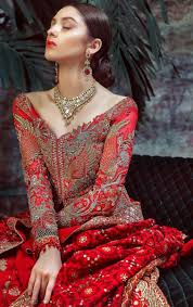 Red and white dress pakistani. Red And White Pakistani Bridal Dresses Cheap Online