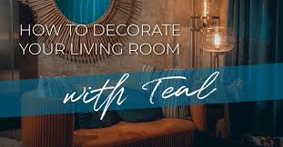 decorate your living room with teal