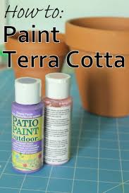 How To Paint On Terra Cotta Patiopaint Michaels Stores
