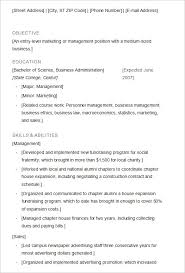 Recent College Graduate Resume Template Magdalene Project Org