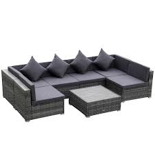 Outsunny 7 Piece Patio Furniture Sets