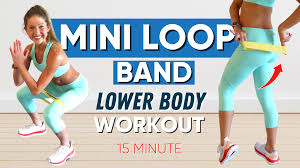 mini loop band lower body workout