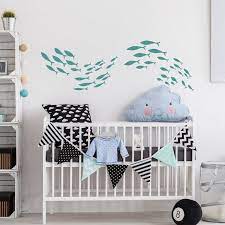 School Of Fish Wall Decal For Nursery