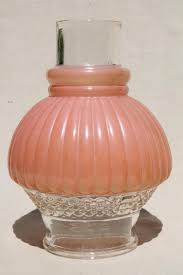 1950s Vintage Pressed Glass Lampshade