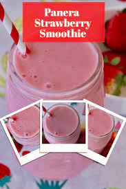 panera strawberry smoothie recipe