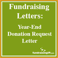 year end donation request letter