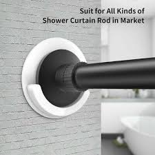 4pcs shower curtain rod holder adhesive