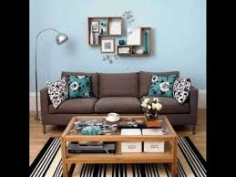 turquoise and brown living room ideas
