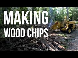 making wood chips you