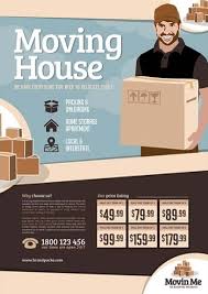 House Moving Company Free Poster Template Download Free Psd Flyer
