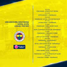 تويتر \ Fenerbahçe Safiport 🏆 على تويتر: "👇@EuroLeagueWomen 2019-2020 B  Grubu maç fikstürü! https://t.co/zBecM0aMKT"
