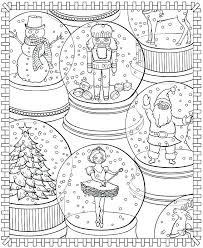 Download free printable snow globe coloring pages for kids. Snow Globe Santa Christmas Coloring Page Coloring Rocks