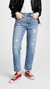 Destroyed Classic Straight Jeans