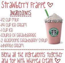 strawberry smoothie from starbucks