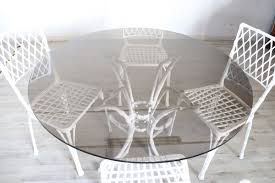 patio table with 4 chairs 1930s set