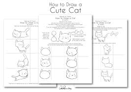 Download and print these cat pictures to draw coloring pages for free. How To Draw A Cute Cat Easy Step By Step Tutorial For Beginners Jeyram Spiritual Art