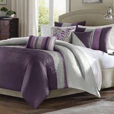 Purple 7 Piece Comforter Set Bedding