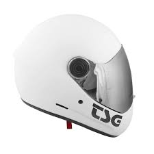 Tsg Pass Full Face Helmet Satin White Bonus Visor