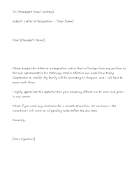 free one week notice letter template