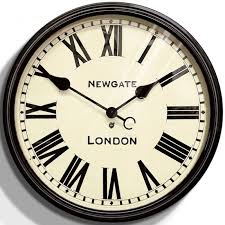 newgate battersby clock black red candy