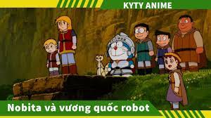 Review Phim Doraemon Nobita và vương quốc robot , Review Phim Hoạt Hình  Doremon của Kyty Anime - YouTube