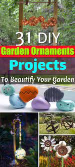 Instead of tossing them, you can make them last a little longer by simply repainting them. 31 Diy Garden Ornaments Projects To Beautify Your Garden Garden Ornaments Diy Landscaping Diy Garden Decor