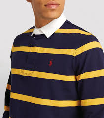 polo ralph lauren striped rugby shirt